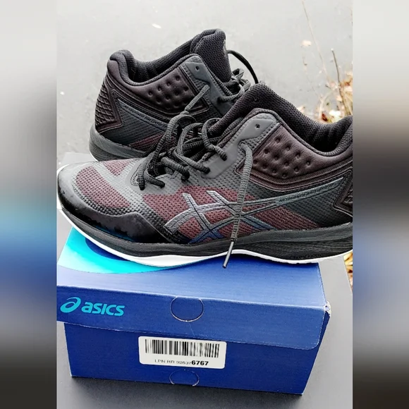 ASICS Men's Netburner Ballistic FlyteFoam Mid Top Volleyball Shoes New - Picture 7 of 8